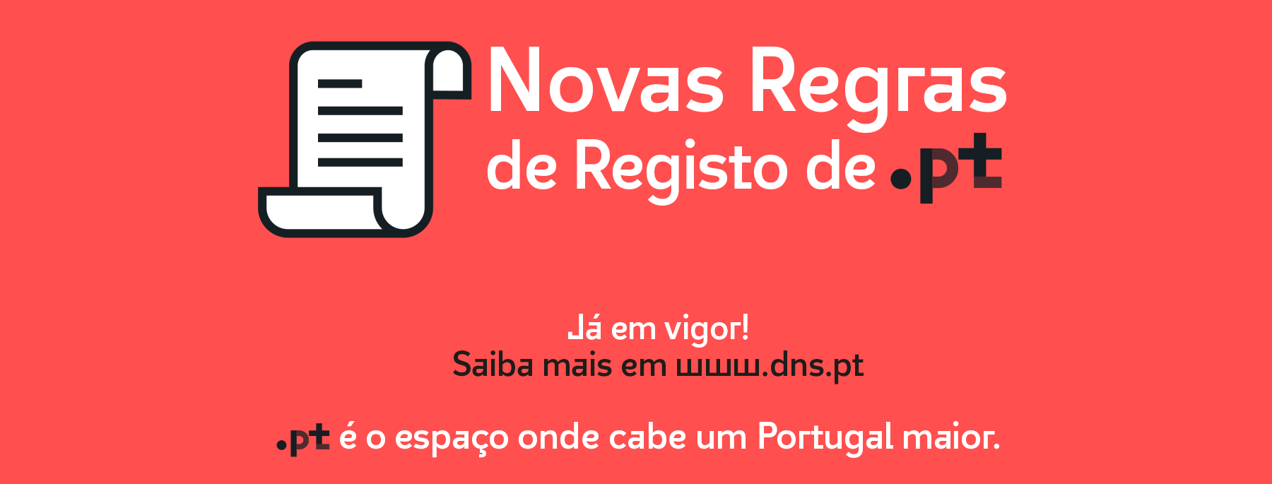New .pt terms & conditions (registration rules) already in place